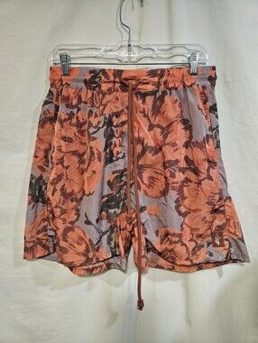 FP Movement by Free People Orange and Mauve Tie-Dye Shorts